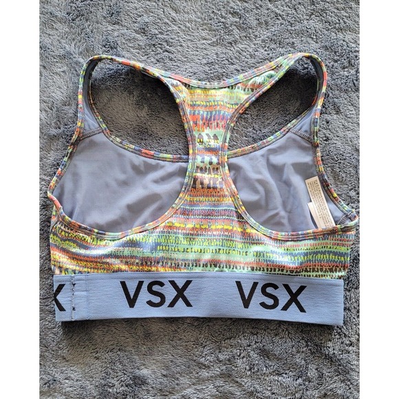 Victoria's Secret VSX Sports Bra Womens Size Small‎ Multicolor - Picture 2 of 6